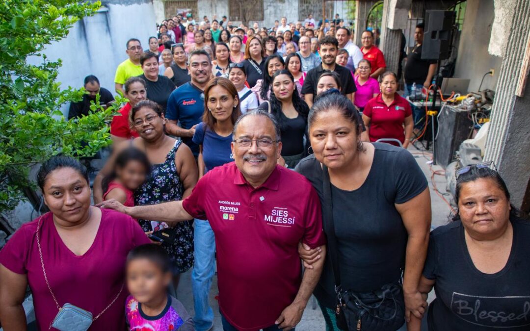 LLAMA MIJES DESDE SALINAS VICTORIA  A CRECER CON ORDEN Y JUSTICIA SOCIAL  