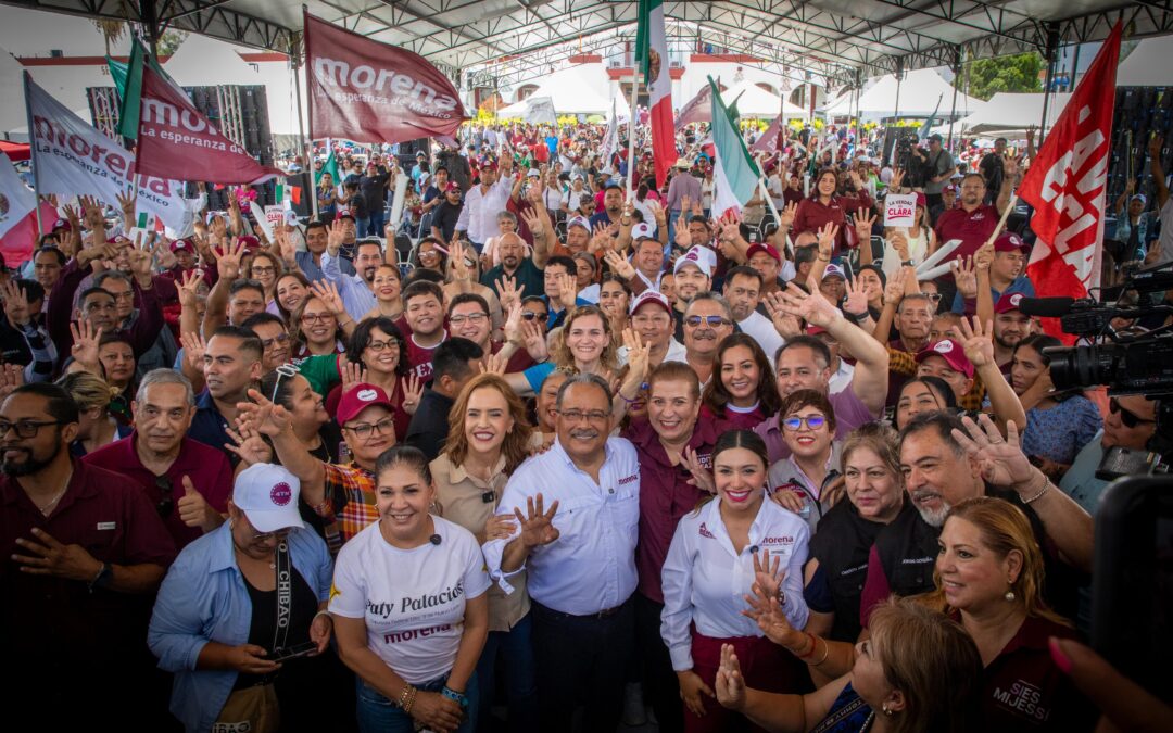MUESTRAN JUNTO A MIJES EN ESCOBEDO UNIDAD Y FUERZA TERRITORIAL