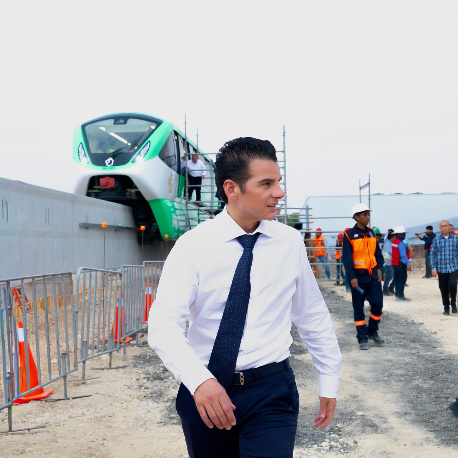 Miguel Flores: El metro será motivo de orgullo para Nuevo León
